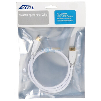 ACCELL（ACCELL） B041C-003F-2-CN GreenCable高速-1米-6.75Gbps HDMI连接线 白色