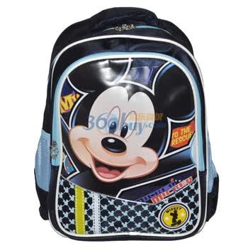 Disney迪士尼米奇涤纶小学生双肩书包SM80231藏青