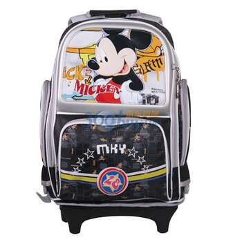 Disney 迪士尼米奇小学生拉杆书包M606028黑色
