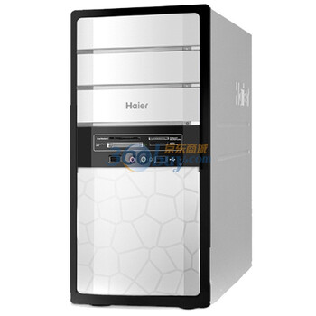 海尔极光V6-X20台式主机（E6600 4G 500GB 1GB独显 DVD 键鼠 Linux）