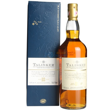 Talisker泰斯卡18年陈酿单一麦芽苏格兰威士忌 750ml