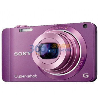 索尼（SONY）DSC-WX10广角数码相机 紫色