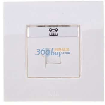 ABB由艺Uni-art系列象牙白一位四芯电话插座AU32144-WW