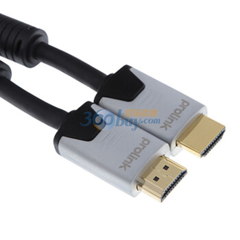 普罗林克（Prolink）HMC286-1000 三层屏蔽镀金插头HDMI线（支持3D） 10米
