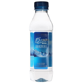 5100曲玛弄西藏冰川矿泉水 整箱装 330ml*24瓶