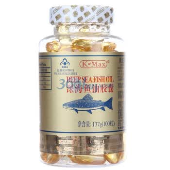 k-max康麦斯牌深海鱼油胶囊1000mg*100粒