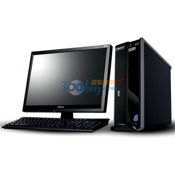 清华同方（TongFang）精锐X5-B220 台式电脑 (双核G620 2G 500G 1G独显 DVD 20英寸大屏 键鼠 三年上门服务)
