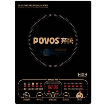 奔腾(POVOS)电磁炉 C21-PG12 2100W 纯平触摸 (包装内含：汤锅+炒锅)