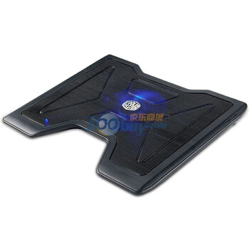 酷冷至尊（CoolerMaster）尊龙5228笔记本散热器 充孔面板 蓝光 支持9-15.6英寸笔记本！