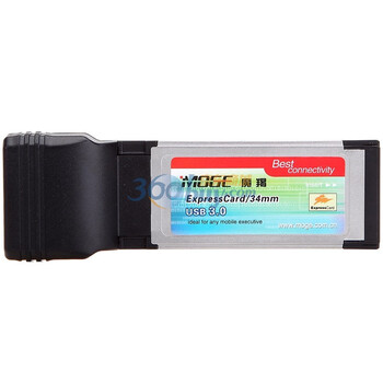魔羯 (MOGE) MC510 ExpressCard/34 USB3.0卡（NEC芯片，转2个USB3.0接口）