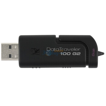 金士顿（Kingston)DataTraveler 100 Generation 2 (G2) 8GB U盘(DT100G2/8GB)