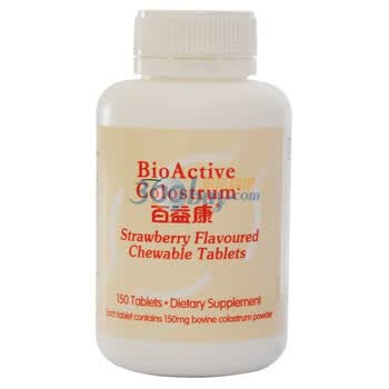 BioActive 百益康牛初乳咀嚼片 150片