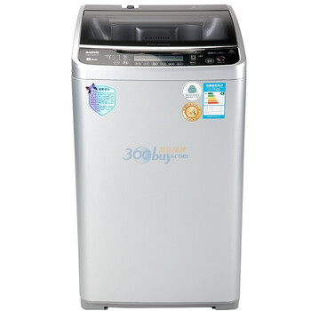 三洋 (SANYO) XQB60-B835DX 6公斤 变频电解水 全自动洗衣机（金属银+黑色盖板）