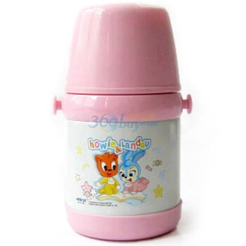 哈尔斯卡通儿童壶 500ml HHO-500AD 红、粉、蓝(颜色随机)