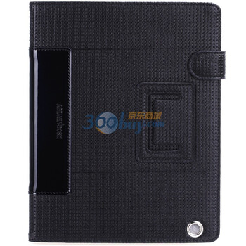 迪思拜尔（DiscoveryBuy）iPad2 钻石纹商务保护套(商务黑) 智能唤醒与休眠 附赠高透贴膜