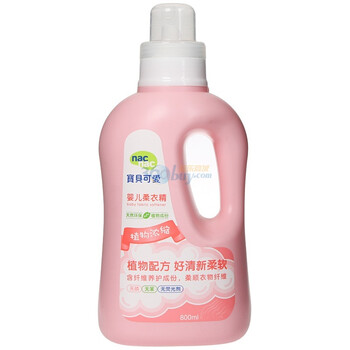 宝贝可爱婴儿柔衣精800ml瓶装