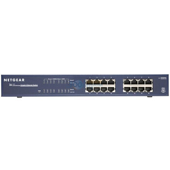 网件（Netgear）ProSafe16千兆端口以太网机架式交换机JGS516