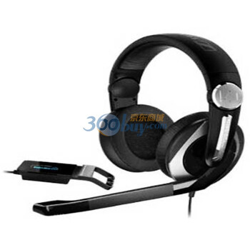 森海塞尔（Sennheiser）耳麦 PC333D 封闭式专业游戏装备 黑色