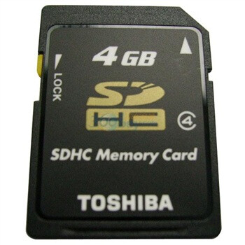 东芝(TOSHIBA) 4G SDHC存储卡(Class4)