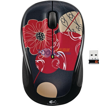 罗技（Logitech）M325nano 笔记本型无线光学鼠标 月夜昙