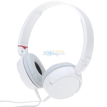 索尼（SONY）耳机 MDR-ZX100 简约不简单的时尚耳机 白色