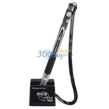 齐心(COMIX)GP308 耐用型中性台笔0.5mm 黑色