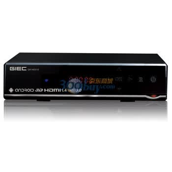 杰科（GIEC）GK-HD310 RTD1186新锐3D智能高清硬盘播放器 典雅黑