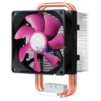 酷冷至尊（CoolerMaster）暴雪T2 CPU散热器（双热管回路/热管直触式/长寿命风扇）适用Intel、AMD多平台