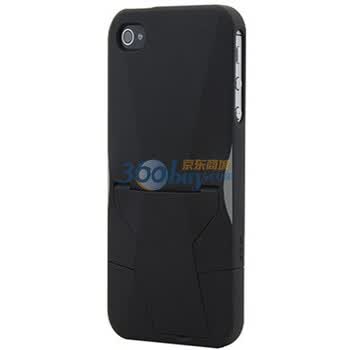 乐歌（Loctek）PHC410-BLK iphone4/4s支架保护背壳 黑色（可更换手机中的SIM卡，适用于iphone4/iphone4s）
