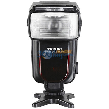 捷宝（TRIOPO） JD-730N 闪光灯 黑色带TTL自动测光对焦尼康专用闪光灯