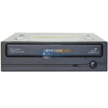 三星（SAMSUNG）SH-222BB 22速 串口 DVD刻录机 （黑色）