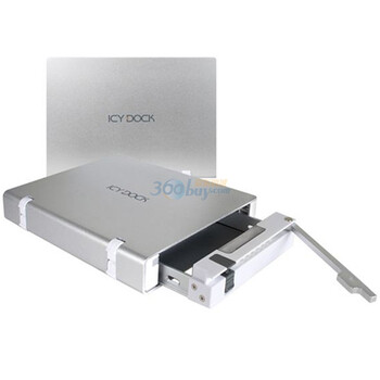 ICY DOCK MB559US-1S eSATA+USB2.0双接口 3.5寸外置硬盘抽取盒
