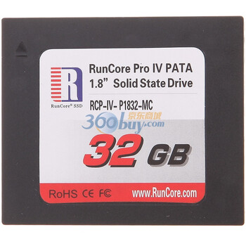 源科(RUNCORE)箭鱼IV代32G 1.8英寸 PATA固态硬盘(RCP-IV-P1832-MC)