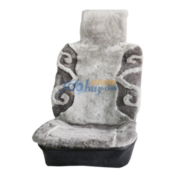 莱澳 澳洲羊剪绒靠背五件套 罗马时代（浅灰色）