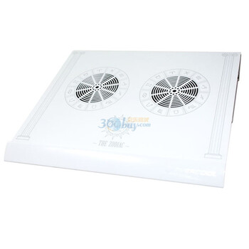 捷冷（EVERCOOL）黄道十二宫 NP-301-WH 笔记本散热器（白色）适用于9-14寸笔记本