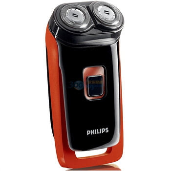 飞利浦（Philips）HQ803 贴面网缝系列超绚电动剃须刀 红色 旋转式剃须系统 弹性贴面系统