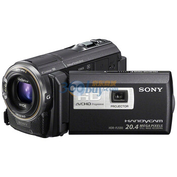 索尼（SONY） HDR-PJ580E 高清数码摄像机 黑色（543万像素 12倍光变 32G内存 3寸屏）