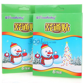 蓝贝coolbaby舒通贴 6贴装*2组