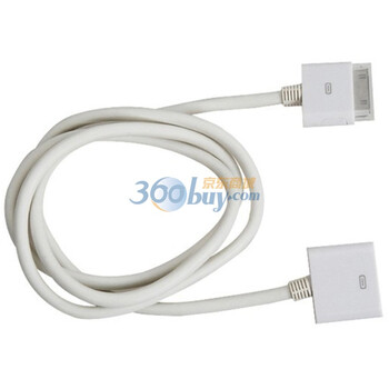 乐歌（Loctek）I-CB05W 数据 音频 视频传输全功能延长线 白色（适用于iphone/ipod/ipad 3gs/3g/4g）