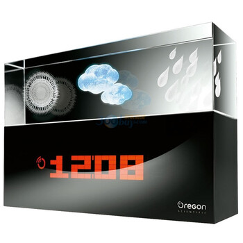 欧西亚(Oregon Scientific) BA900 水晶幻彩天气预报仪（黑色）