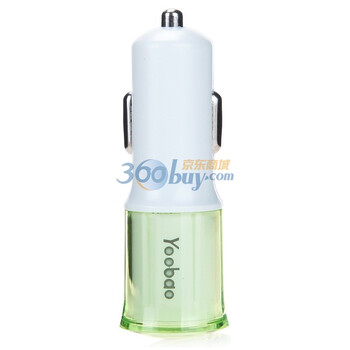 羽博（Yoobao）车载充电器 YB-203 适用于iphone4/iphone4S/ipad2/new ipad/micro接口的手机及移动设备