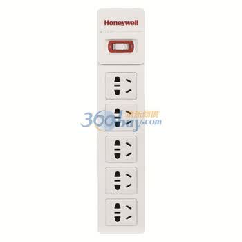 霍尼韦尔（Honeywell）EPO1005R 5位分控插座 2米
