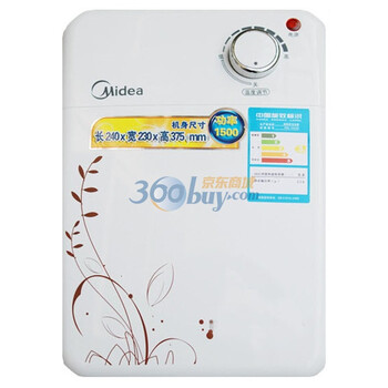 美的 (Midea) F05-15A(S)（上出水) 5升小厨宝（白色印花）