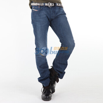 DIESEL 迪赛 男士蓝色牛仔裤 SAFADO 8DS 80340963826XX款 zn蓝色 33