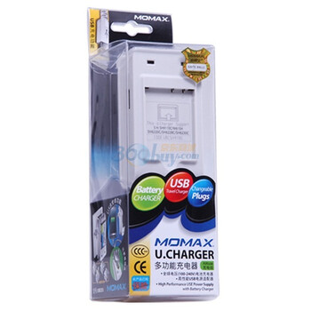 摩米士（MOMAX）索尼爱立信EP500多功能充电器 适用于U51,U81,X8,E15I 可以给手机和电池同时充电