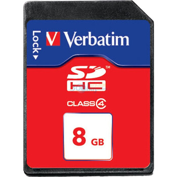 威宝（Verbatim)高速SDHC存储卡8GB Class4
