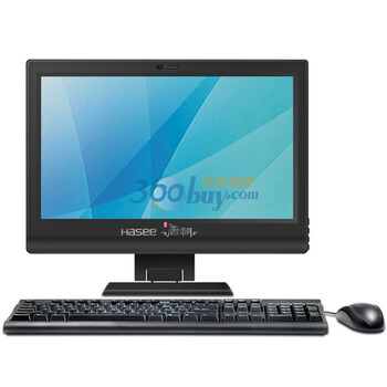 神舟（HASEE）唐朝H200SD1 17.3英寸一体电脑（双核D525 2G 320G DVD刻录 摄像头 键鼠）