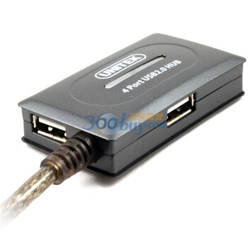 优越者 Y-261 USB2.0　10米信号放大线加扩展四口usb2.0 HUB （带芯片、纯铜线芯，双重屏蔽，标准2.0）