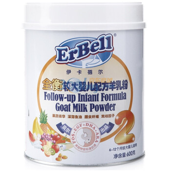 Erbell 伊卡蓓尔全衡2段较大婴儿配方羊乳粉600g