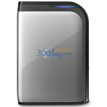 巴法络（BUFFALO) 2.5寸 移动硬盘 USB3.0 HD-PZ500U3S-CH 500G（银色）